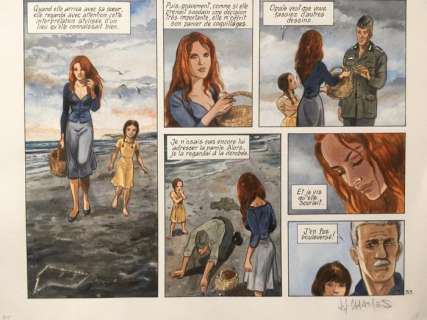 War and Dreams T1 - Planche originale acrylic - Page volante - EO - (2007) | Catawiki