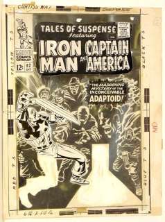 4097: TALES OF SUSPENSE #96. COVER ART. KIRBY | Weiss Auctions