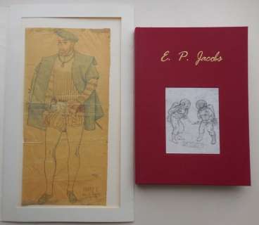 E.P. Jacobs - Originele, gepubliceerde tekening + album - Henry II - (1989) | Catawiki