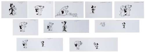 ADRIANO CARNEVALI, RONFI - MIXED LOT OF 10 CARTOONS | Art-Rite