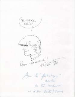 Tibet. Dessin dédicacé Ric Hochet | BDEnchères