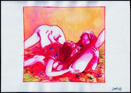 Jung - Original erotic drawing (p.104) - â€œFrôlementsâ€ - (2009) | Catawiki