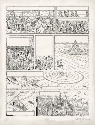 Van Dongen | Blake et Mortimer T. 31 La menace Atlante | Galerie Champaka