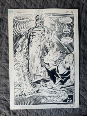 1989 Detective Comics 607 Original Comic Art Breyfogle Pencils Mitchell Inks