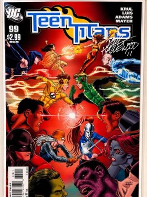 Original art Teen Titans #99 Cover Art Nicola Scott -Signed Doug Hazlewood Raven | eBay US