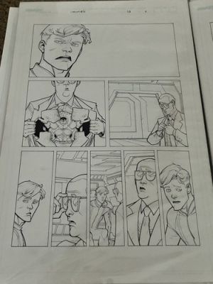 INVINCIBLE #38 PAGE 6 Original Comic Art Donald Robot Reveal Ryan Ottley Image | eBay US
