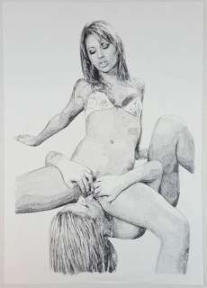 J. Misioteu - illustraz. originale "Amiche" - Page volante - (2014) | Catawiki