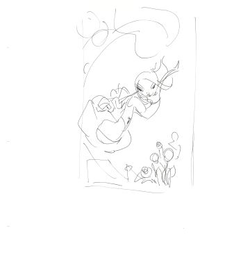 Dave Bullock 2 LOT Hand-Drawn Comic Illustrations for Covers and Book DC L21 | Charles Scott Gallery