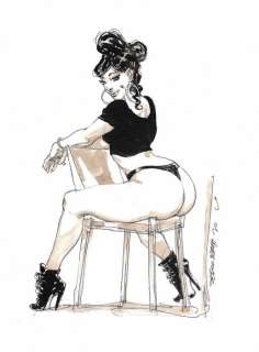 Sergio Bleda’s Erotic Art - Original Drawing - Shameless - Signed  - Art original | Catawiki