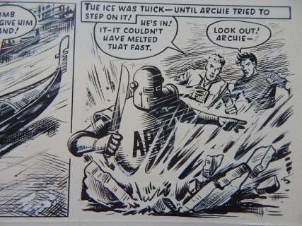 Kearon, Edward - Originele pagina - Archie, de man van Staal - Crime Buster  - (1965) | Catawiki