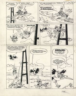 Raymond Macherot | Sibylline, 1975 - Sibylline s’envole, Tome 5 | Huberty Breyne Gallery