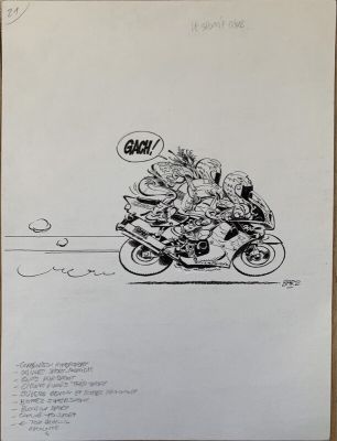 Bar2 | L’encyclopédie Imbécile de la Moto - Le Sportif frime (Joe Bar Team) | 2DGalleries
