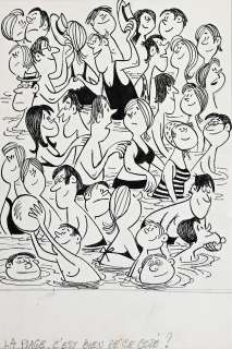 MOALLIC (Marc Jean... - Lot 221 - MOALLIC (Marc Jean Pierre Moallic, 1907) La plage....