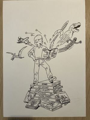 Sylvain Aimès | Affiche dédicace librairie Chambery | 2DGalleries
