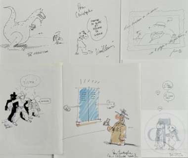 Pug/Rodolphe/Schwartz/Ruiz/Vuillemin/Petillon/Ensemble de 6… | Dagoty