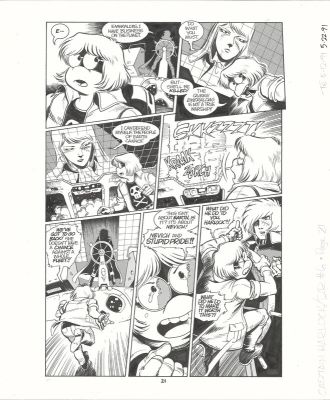 Leiji Matsumoto (Concept), Tim Eldred | Leiji Matsumoto - Captain Harlock | Albator, le corsaire de l’espace | Emeraldas | Deathshadow Rising #6 pg.21 | 2DGalleries