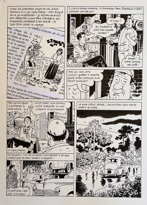 François Ravard, Jacques Tardi (Concept), Léo Malet (Scénariste) | Planche originale Nestor Burma | 2DGalleries