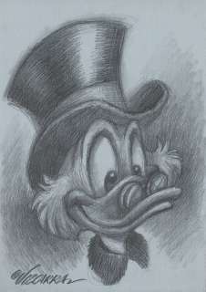 Hi Uncle Scrooge! - Original Drawing - Joan Vizcarra  - Art de crayon | Catawiki