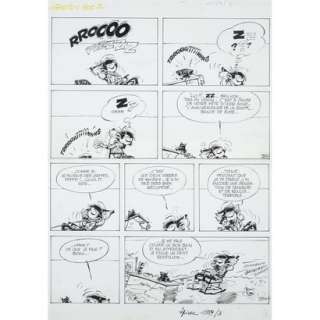 FRANQUIN Andre (1924-1997) Planche du gag n°500 Gag… | Tajan
