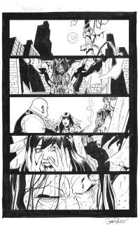 Goran Parlov | MU VS THE PUNISHER #4 pg 07 | Goricki Art