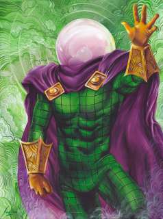 Fred Ian - Mysterio Marvel Unbound Upper Deck #21 Trading Card Art