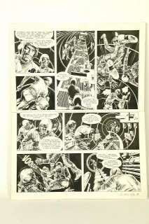 Vance | Bob Morane, planche n°29 Ã  l’encre de Chine de l… | Banque Dessinée