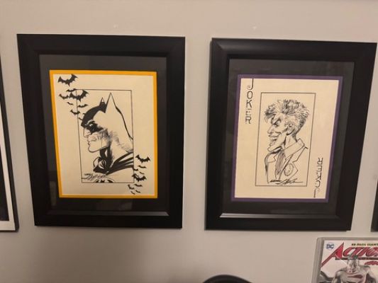 Neal Adams Batman and Joker Original Art signed framed and matted. | eBay US (Buy It Now)