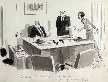 Tetsu Roger Laissons-Les... | TETSU Roger Laissons-les s’expliquer tous les deux Illustration... | Vermot et Associés