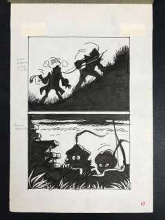 Compagnia della Forca n. 4 - Magnus & Romanini - tavola originale "Il Reame di Bellorizonte" - Page volante - (1976) | Catawiki