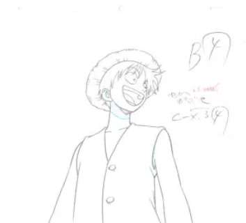 ODA Eiichiro - ONE PIECE - 2276 – One Piece – Monkey D. Luffy – Genga