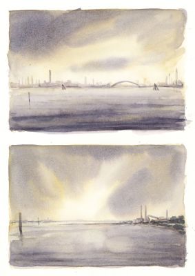 Piero Macola Laguna Marghera | Nuages