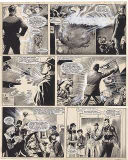 Bunn, Reg (1905-1071) | The Spider, planche pour le magazine brittanique Lion d’avril 1967. | Millon