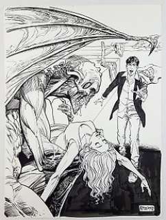 Dylan Dog vol. 20 - Bruno Brindisi - Copertina Originale "La Clessidra di Pietra" - Page volante - (2013) | Catawiki