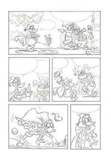  - Duck Avenger - Original Page - Antonio Carrillo - Art de crayon 