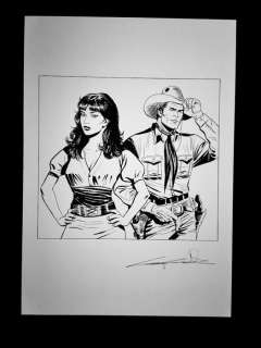 Tex - G. Candita - illustrazione originale - Page volante | Catawiki