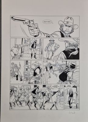 Henriet , Alain - planche originale (9) - La vallée des oubliées | Galerie des bulles