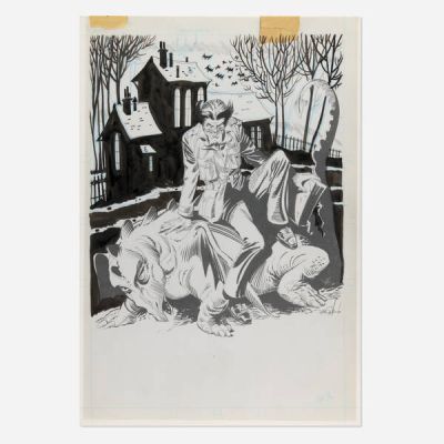 Joe Orlando | D.C. Comics Original Art (Unpublished cover) | Landry Pop Auctions
