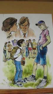 Follet, René - Dessin original en couleur - Étude | Catawiki