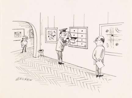 Zbigniew Lengren (1919 - 2003) | Zbigniew Lengren | Bez tytułu, rysunek satyryczny | Desa Unicum