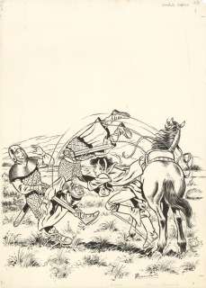 François Craenhals - FRANÇOIS CRAENHALS – Chevalier Ardent – Tome 1, réédition 1985 – Illustration originale de couverture