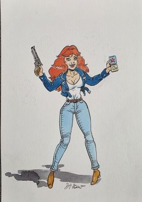 Di Sano , Bruno - illustration originale couleurs - Rubine | Galerie des bulles