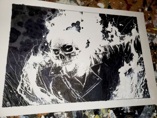 Avery Butterworth | Ghost Rider Original Art | Raremarq (Buy It Now)