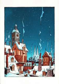 Marchand. Illustration originale | BDEnchères