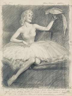 (PIN-UP) HARRY EKMAN. Parrot & Pearls. | Swann Galleries