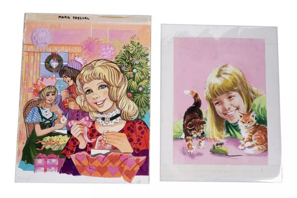 Lot 180 - Original front cover artwork for Princess Tina, and Susi magazines | misc / divers