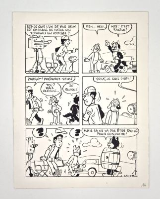 Cance Louis Pif... | CANCE Louis Pif et Hercule Gag en une planche numérotée... | Vermot et Associés