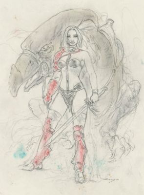 Luis Royo | TAARNA HEAVY METAL - PREVIO A | Laberinto Gris
