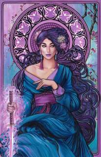 Fred Ian - Psylocke Art Nouveau Collection