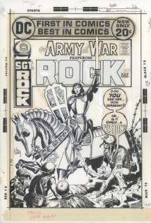 1972 Sgt. Rock #247 Cover Art - Joe Kubert | Weiss Auctions