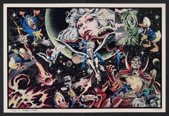 Frank Brunner’s Marvel Comics Print | eBay US (Buy It Now)